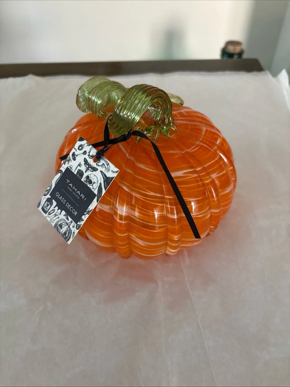 Tahari handblown glass